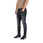 Antony Morato Black Cotton Relaxed Fit Jeans