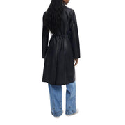 Desigual Black Polyethylene Coat