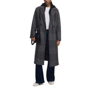 Desigual Gray Polyester Coat