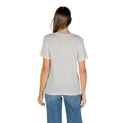 Desigual White Cotton T-Shirt