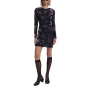 Desigual Black Polyester Short Dress