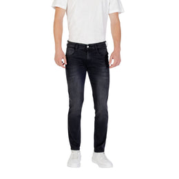 Replay Black Cotton Skinny Jeans