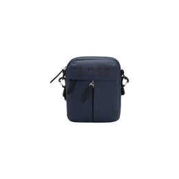 Hugo Boss Blue Polyester Messenger Bag