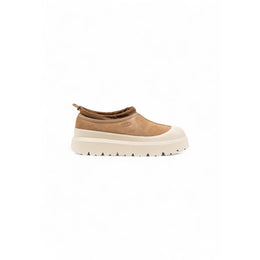 UGG Beige Suede Leather Clogs