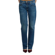 Replay Blue Cotton Mom Jeans