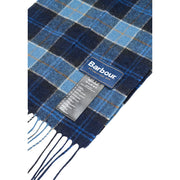 Barbour Blue Wool Scarf
