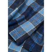 Barbour Blue Wool Scarf
