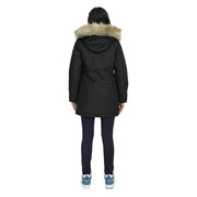 Only Black Polyester Parka