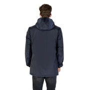 Blauer Blue Polyester Trench Coat