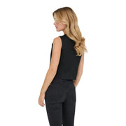 Only Black Recycled Polyester Waistcoat