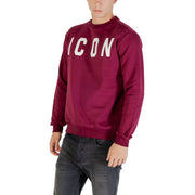 Icon Bordeaux Cotton Sweatshirt