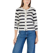 Morgan De Toi White Marabou Cardigan