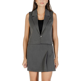 Only Gray Recycled Polyester Waistcoat