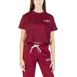 Icon Bordeaux Cotton T-Shirt