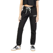 Icon Black Cotton Joggers (Workout Pants)