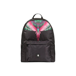 County of Milan Black Nylon Backpack