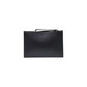 County of Milan Black Polyethylene Clutch Bag