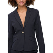 Only Blue Polyester Blazer
