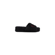 Ralph Lauren Black Textile Slippers