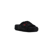Ralph Lauren Black Textile Slippers