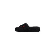 Ralph Lauren Black Textile Slippers