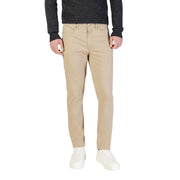 Borghese Beige Cotton Skinny Pants