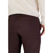 Borghese Brown Cotton Skinny Pants