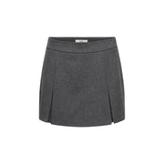 Jacqueline De Yong Gray Polyester Shorts