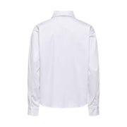 Jacqueline De Yong White Cotton Blouse