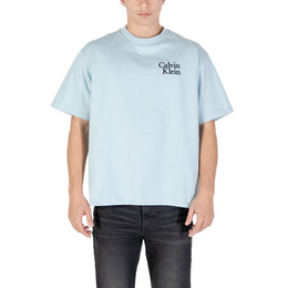 Calvin Klein Jeans Blue Cotton T-Shirt