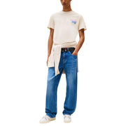 Tommy Hilfiger Jeans Beige Recycled Cotton T-Shirt