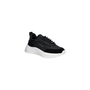 Calvin Klein Black Leather Athletic Sneakers