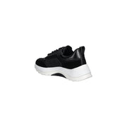 Calvin Klein Black Leather Athletic Sneakers