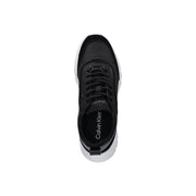 Calvin Klein Black Leather Athletic Sneakers