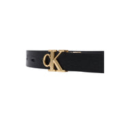 Calvin Klein Black Leather Regular Belt