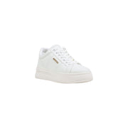 Guess White Polyethylene Platform Sneakers