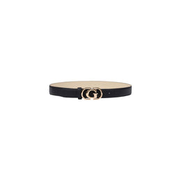 Guess Black Polyester Thin Belt
