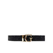 Guess Bordeaux Polyester Thin Belt