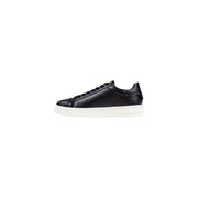 Armani Exchange Black Polyester Low Top Sneakers