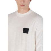 Armani Exchange White Marabou Sweatshirt
