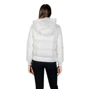 Armani Exchange White Polyamide Coat