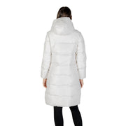 Armani Exchange White Polyamide Coat