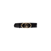Liu Jo Black Leather Regular Belt