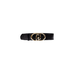 Liu Jo Black Leather Regular Belt