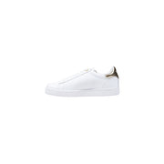 EA7 Emporio Armani White Leather Low Top Sneakers