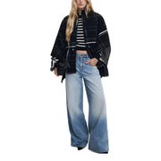 Desigual Black Polyester Jackets And Coat