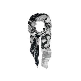 Desigual Black Viscose Scarf