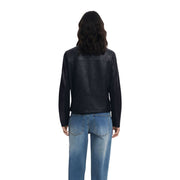 Desigual Black Leather Jacket