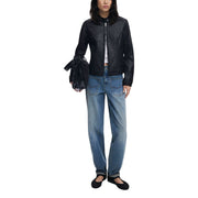 Desigual Black Leather Jacket