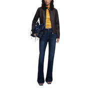 Desigual Brown Leather Jacket